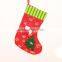 HD2030 Wholesale Snow Print Christmas Socks Christmas Gifts Decorations