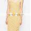 Hot Saleas! Fit Stripe T-shirt Dress Women /Stripe Oversize Jersey Tank Dress