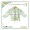 Summer and autumn green branded lotus leaf collar baby shirt