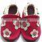 Lowest price soft sole leather baby shoes girl animal print shoes