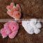 Myfur Popular Lady Bag Charm Real Rabbit Fur Key Ring Car Accessory