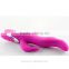 Violet Silicone Rabbit Vibrator 2*AAA Adult Products Female Orgasm Sex Toys