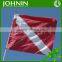 high quality custom nylon diver-down hot sell cool flags sale