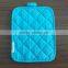 Promotional Custom 3pcs Blue Kitchen Set Cotton Pot holder, Oven mitt, Tea Towel