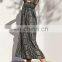 Vintage-inspired Black Long Jumpsuit Ladies Open Back Striped Jumpsuit (17052801)