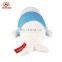 YK supplier persononized lovely stuffed toy dressed plush dolphin pillow for kids