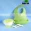 plastic dinner set Baby food plate for kids with knife and fork