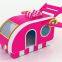HLB-7053A Children Playground Equipment Kids Aeroplane Boarding Experience Mini Airliner