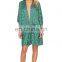 Top quality women printed swimwear cover up beach dress kaftan chiffon