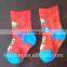 colorful knit kid's socks knitting design