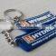 rectangle cheap alphabet letters pvc key ring for sale