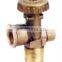 Brass hydraulic lpg gas control valve for refilling lpg gas cylinder