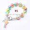 Children fairy tale bracelet Mermaid Unicorn Ice-cream Charms Girl Bracelet pendants 12Colors