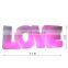 Inflatable Decoration Inflatable Alphabet Letter Shape Blow Up Lighted LOVE Balloon for Wedding