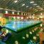 Outdoor Movable Giant air pop up inflatable soccer arena,inflatable water soap slippy football sport game