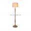 Wholesale price Sample design Floor Lamp with wooden rattan wicker floor standing lights from Zhongshan lighting factory