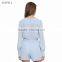 Hot Selling OL Sexy Deep V Elastic Waist Jumpsuits