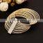 Multilayer 12 layer Iron wire bracelet woith diamond de buena calidad pulsera para dama