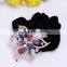 Colorful Rhinestone Elastic Bands For Hair Bands Made Of Hair Spiral