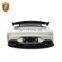 High Quality RZ Style Carbon Fiber Side Skirt Rear Spoiler Body Kit For Mercedes Bens AMG GT