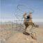 hot dipped galvanized diamond razor barbed wire mesh fence low price