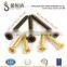 brass bicycle security self tapping screw