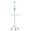 Stainless steel medical  infusion pole  hospital IV pole stand for hospital use