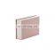 Custom low MOQ 25pcs cardboard small pink magnetic lid gift box packaging for keepsakes
