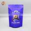 Dried fruit custom packaging bag matte frosted finish zip lock stand up pouches