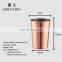 Factory Direct custom 220ml black stainless steel monogram christmas stanley cup beer mugs