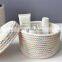 Top Selling Container Wholesale Kids Hand Woven Box Shelves Storage Baskets Lids