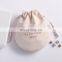 PandaSew Custom Logo Print Velvet Suede Drawstring Packaging Bag with Half Round Bottom Jewelry Pouch