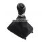 5/6 Speed Leather Car Shift Gear Knob Lever Gaitor Boot Cover For Skoda Yeti 09-12 / Superb II (08-12)