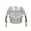Aluminum Camlock Hose Shank Fitting Type D Female Coupler Female Thread
