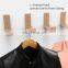 Black Coat Hanger Bathroom Clothes Display Towel coat hooks metal coat hook wall hanging hook wall mounted