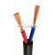 RVV 2*1.0mm2 electrical wiring insulated cable wire electric copper wire 3mm