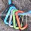 JRSGS Customized Logo Light Weight Carabiner Clips Aluminium Snap Hook 12kN S7804S