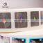Colorful Lens Pattern 3D Custom Hologram Sticker with Fingerprint Texture Background