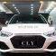 Genuine Auto Parts Body Kits For 2020-2021 Audi A4 A4L Modified RS4 Front Car Bumper With Grille Flog Lamp Grille Bumper Trims