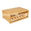 Bamboo 58 K Cup Coffee Pod Organizer Storage Organization Capsule Storage Box