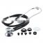Greetmed high quality case clinical cardiology stethoscopes medical dual head stethoscope
