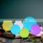 multiple colors pe plastic ball LED Christmas lights decoration backyard lights ball round lamp