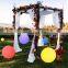 outdoor indoor decor lamp flash color ball LED Plastic Glow Ball Light for desk decoration garden rgb sphere light