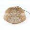 Round Paper rope lamp shade lantern woven rattan bamboo pendant light handmade bamboo lampshade