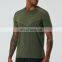 In Plus Size Mens Gym Short Sleeve Breathable Shirts Custom Polyester Print Sports Tops