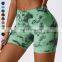 Running Sportswear Yoga Shorts Wholesale Quick Dry Yoga Shorts Womens New Printing High Waist Seamless Fitness Gym Yoga Shorts