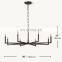 Luxury Modern Industrial Style Branch Style Chandelier Ceiling Light Fixture For Living Dining Room Bedroom Kitchen Island Foyer