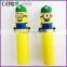 Shenzhen cartoon PVC minion 2600mAh power bank for iphone