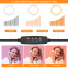 Dimmable Fashion Led Circle 6 Inch Circle Photography Lighting 3 Colour Led Ring Light With Phone Stand