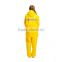 YANLI 100%waterproof,high quality yellow pvc vinyl raincoat